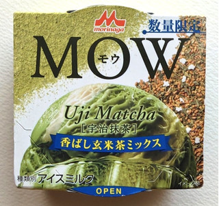 「森永 MOW 宇治抹茶 香ばし玄米茶ミックス カップ140ml」のクチコミ画像 by にゅーんさん