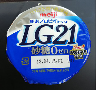 「明治 プロビオヨーグルト LG21 砂糖0 カップ112g」のクチコミ画像 by モーパパさん