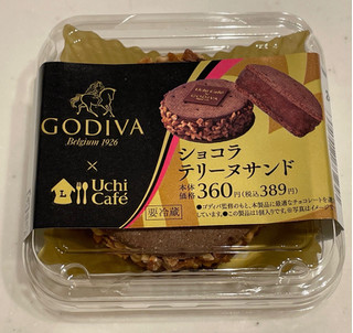 「ローソン Uchi Cafe’ × GODIVA ショコラテリーヌサンド」のクチコミ画像 by パン太郎さん