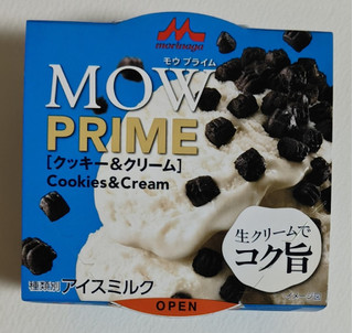 「森永 MOW PRIME クッキー＆クリーム カップ105ml」のクチコミ画像 by にゅーんさん