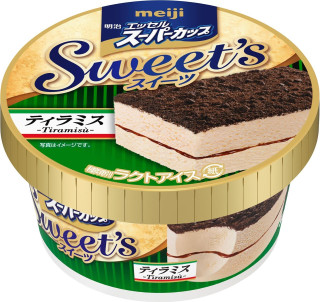 新発売のおやつ：明治「エッセルスーパーカップ　Ｓｗｅｅｔ’ｓ　ティラミス」ほか