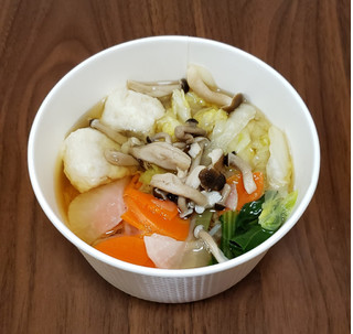 「ローソン 1／2日分の野菜！つみれスープ 白身魚」のクチコミ画像 by みにぃ321321さん