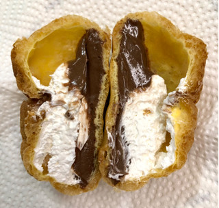 「オランジェ ひかえめに言ってクリーム多めのシュークリーム ひんやり生チョコ 袋1個」のクチコミ画像 by SANAさん