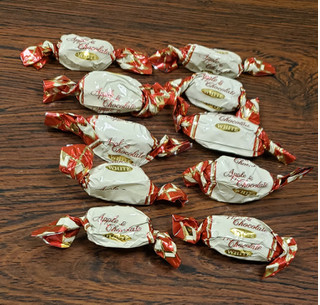 「モロゾフ りんごのチョコレート ホワイト 袋96g」のクチコミ画像 by みにぃ321321さん