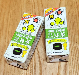 「キッコーマン 砂糖不使用 豆乳飲料 抹茶 パック200ml」のクチコミ画像 by みにぃ321321さん