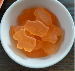 「ギンビス たべっ子どうぶつグミ 温州みかん味 袋65g」のクチコミ画像 by COCOAさん