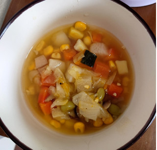 「石川食品 1／3日分の野菜が摂れる10種の野菜スープ 和風 213g」のクチコミ画像 by ももたろこさん