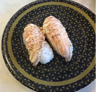 「はま寿司 にぎり 炙りとろサーモン」のクチコミ画像 by レビュアーさん