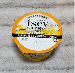 「日本ルナ Isey SKYR バニラ オレンジピール入りソース カップ105g」のクチコミ画像 by みにぃ321321さん