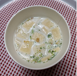 「マルコメ からだよろこぶ発酵スープ ブロッコリーとみそクリーム 14.3g」のクチコミ画像 by hiro718163さん