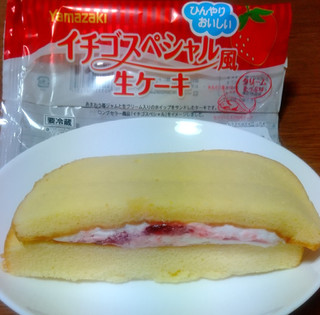 「ヤマザキ イチゴスペシャル風生ケーキ 袋1個」のクチコミ画像 by uhkkieさん