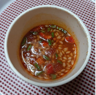 「日清食品 オシャーメシ トマトのスープごはん カップ60g」のクチコミ画像 by hiro718163さん