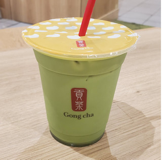 「Gong cha 特撰一番摘み抹茶 ミルクティー」のクチコミ画像 by 花蓮4さん