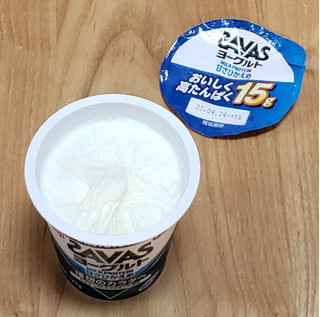 「明治 ザバス MILK PROTEINヨーグルト 脂肪0 甘さひかえめ カップ125g」のクチコミ画像 by みにぃ321321さん