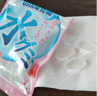 「UHA味覚糖 水グミ ピーチ味 袋40g」のクチコミ画像 by COCOAさん