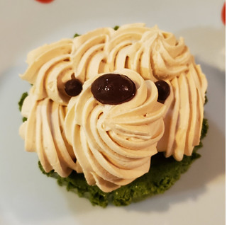 「ミニストップ MINISTOP CAFE いぬぬ抹茶バスクチーズケーキ」のクチコミ画像 by 花蓮4さん