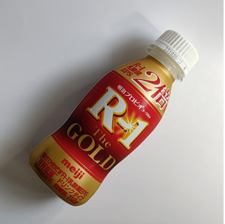 「明治 プロビオヨーグルトR‐1ドリンクタイプThe GOLD ボトル112g」のクチコミ画像 by ミヌゥさん