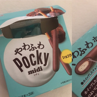「江崎グリコ ポッキーミディ ショコラ 箱4本×3」のクチコミ画像 by SweetSilさん