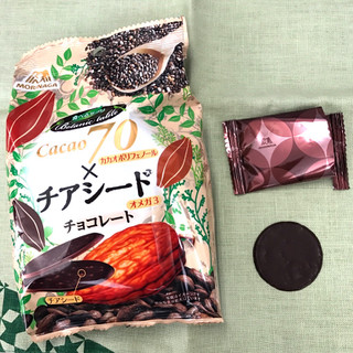「森永製菓 食べるサプリ Cacao70×チアシードチョコレート 袋17g」のクチコミ画像 by レビュアーさん