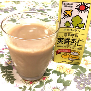 「キッコーマン 豆乳飲料 爽香杏仁 パック200ml」のクチコミ画像 by fish moonさん