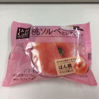 「ローソン Uchi Cafe’ SWEETS 桃ソルベとレアチーズ」のクチコミ画像 by レビュアーさん
