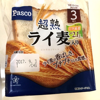 「Pasco 超熟 ライ麦入り 袋3枚」のクチコミ画像 by fish moonさん