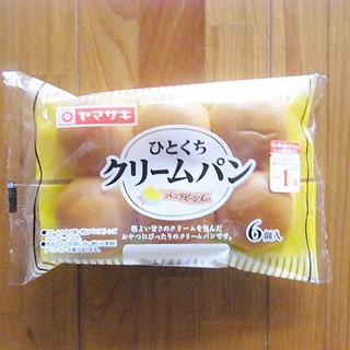 「ヤマザキ ひとくちクリームパン 袋6個」のクチコミ画像 by emaさん