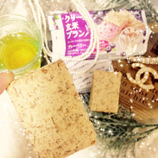 「アサヒ クリーム玄米ブラン ブルーベリー 袋2枚×2」のクチコミ画像 by green_appleさん
