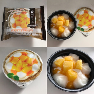 「井村屋 やわもちアイス Fruits マンゴー＆ココナッツ カップ100ml」のクチコミ画像 by かもみーるさん