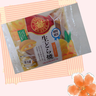 「ヤマザキ PREMIUM SWEETS 生どら焼 マンゴークリーム 袋1個」のクチコミ画像 by レビュアーさん