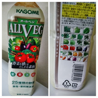 「カゴメ ALLVEG ペット720ml」のクチコミ画像 by minorinりん さん