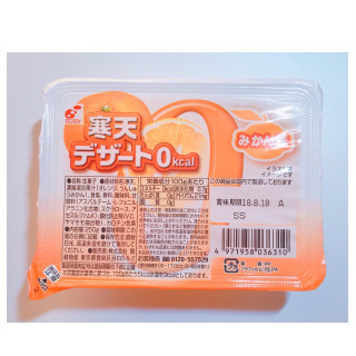 「カンエツ 寒天デザート0kcal みかん味 カップ250g」のクチコミ画像 by レビュアーさん