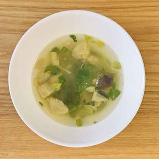 「無印良品 食べるスープ 揚げ茄子と豚肉の生姜スープ 袋4食」のクチコミ画像 by もみぃさん