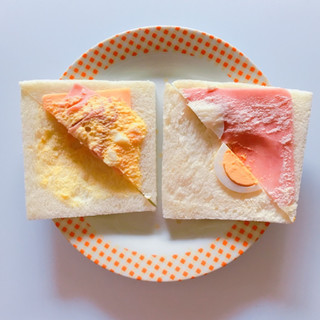 「ローソン ハムチーズたまごサンド」のクチコミ画像 by レビュアーさん