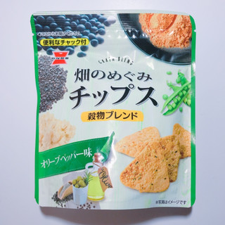 「岩塚製菓 畑のめぐみチップス 穀物ブレンド オリーブベッパー味 袋35g」のクチコミ画像 by レビュアーさん