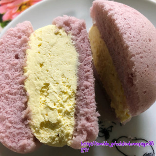 「ヤマザキ クリームを味わう安納芋クリームのスフレケーキ 袋1個」のクチコミ画像 by マロンまろんさん
