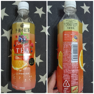 「KIRIN 午後の紅茶 Fruit×Fruit TEA オレンジ＆ベリー ペット500ml」のクチコミ画像 by MAA しばらく不在さん