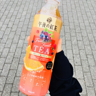 「KIRIN 午後の紅茶 Fruit×Fruit TEA オレンジ＆ベリー ペット500ml」のクチコミ画像 by green_appleさん