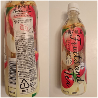 「KIRIN 午後の紅茶 Fruits and Tea リフレッシングアップル ペット500ml」のクチコミ画像 by MAA しばらく不在さん