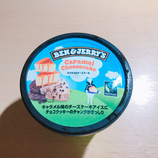 「BEN＆JERRY’S ミニカップ キャラメルチーズケーキ カップ120ml」のクチコミ画像 by レビュアーさん