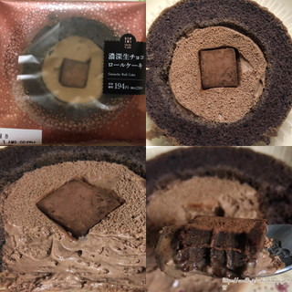 「ローソン 濃深生チョコロールケーキ」のクチコミ画像 by マロンまろんさん