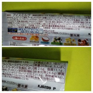 「森永製菓 グラノーラビスケットアイス 袋50ml」のクチコミ画像 by minorinりん さん