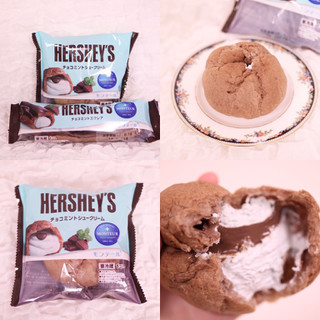 「モンテール 小さな洋菓子店 HERSHEY’S チョコミントシュークリーム 袋1個」のクチコミ画像 by Yulikaさん