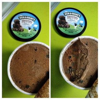 「BEN＆JERRY’S ミニカップ アイスクリーム チョコレートファッジブラウニー カップ120ml」のクチコミ画像 by minorinりん さん