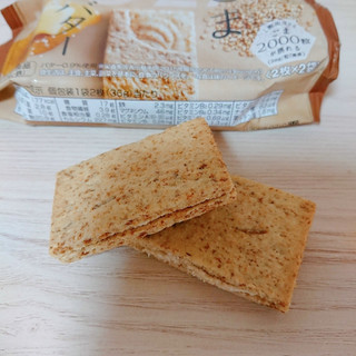 「アサヒ クリーム玄米ブラン ごま＆塩バター 袋2枚×2」のクチコミ画像 by ぺりちゃんさん