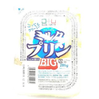 「こんにゃくパーク ミルクプリン BIG カップ280g」のクチコミ画像 by いちごみるうさん