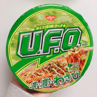 「日清食品 日清焼そばU.F.O. 濃い濃いわさび カップ112g」のクチコミ画像 by 風鈴 ぷりんさん