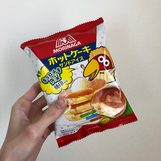 「森永製菓 キョロチキ先輩のホットケーキサンドアイス」のクチコミ画像 by ヘルシーさん