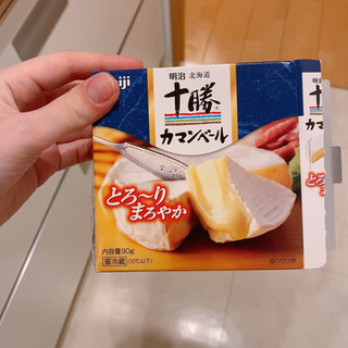 「明治 北海道十勝 カマンベールチーズ 箱90g」のクチコミ画像 by Yulikaさん