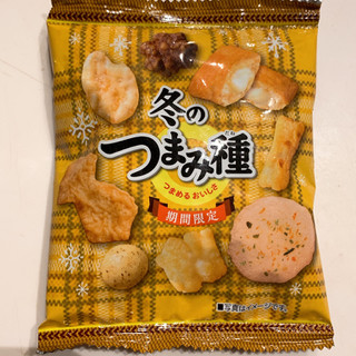 「亀田製菓 冬のつまみ種 袋120ℊ」のクチコミ画像 by fish moonさん